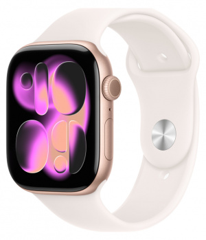 Apple Watch Series 11, 42 mm - Rose Gold Aluminium Light Blush Sport Band