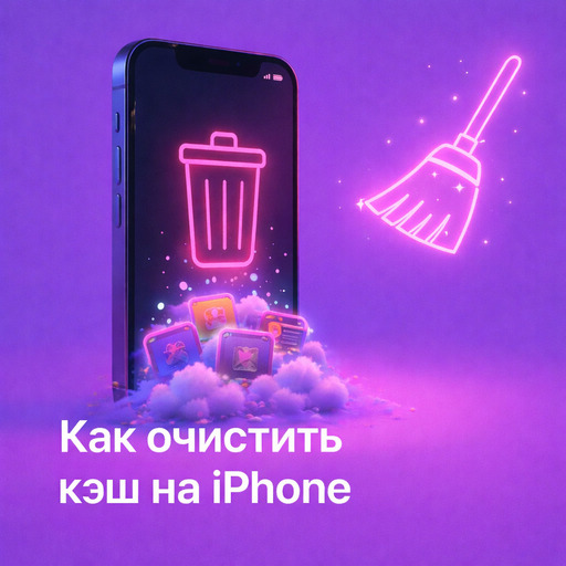 Как очистить кэш на iPhone
