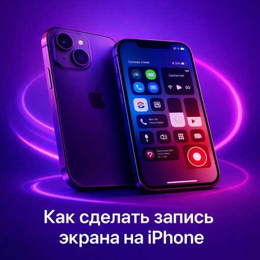 Как сделать запись экрана на iPhone