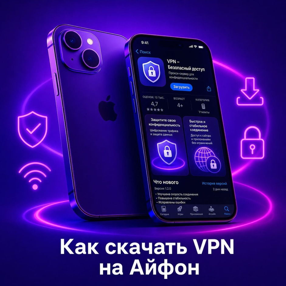 Как скачать VPN на Айфон