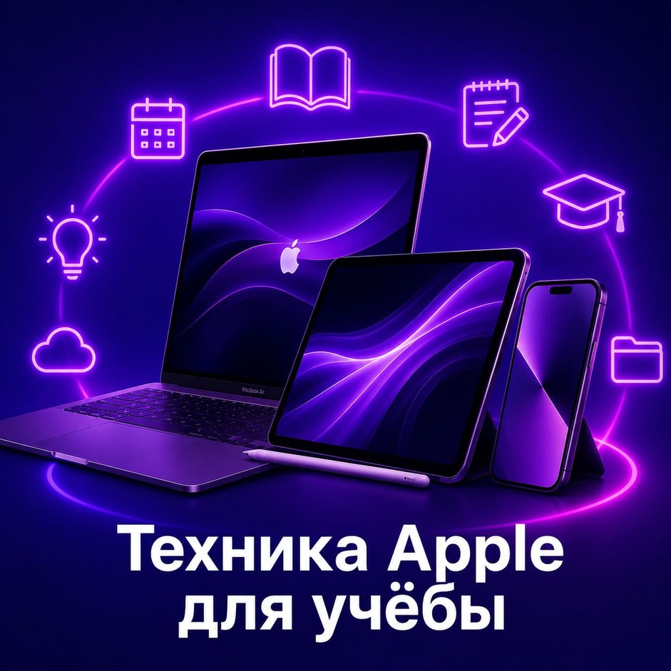 Техника Apple для учёбы
